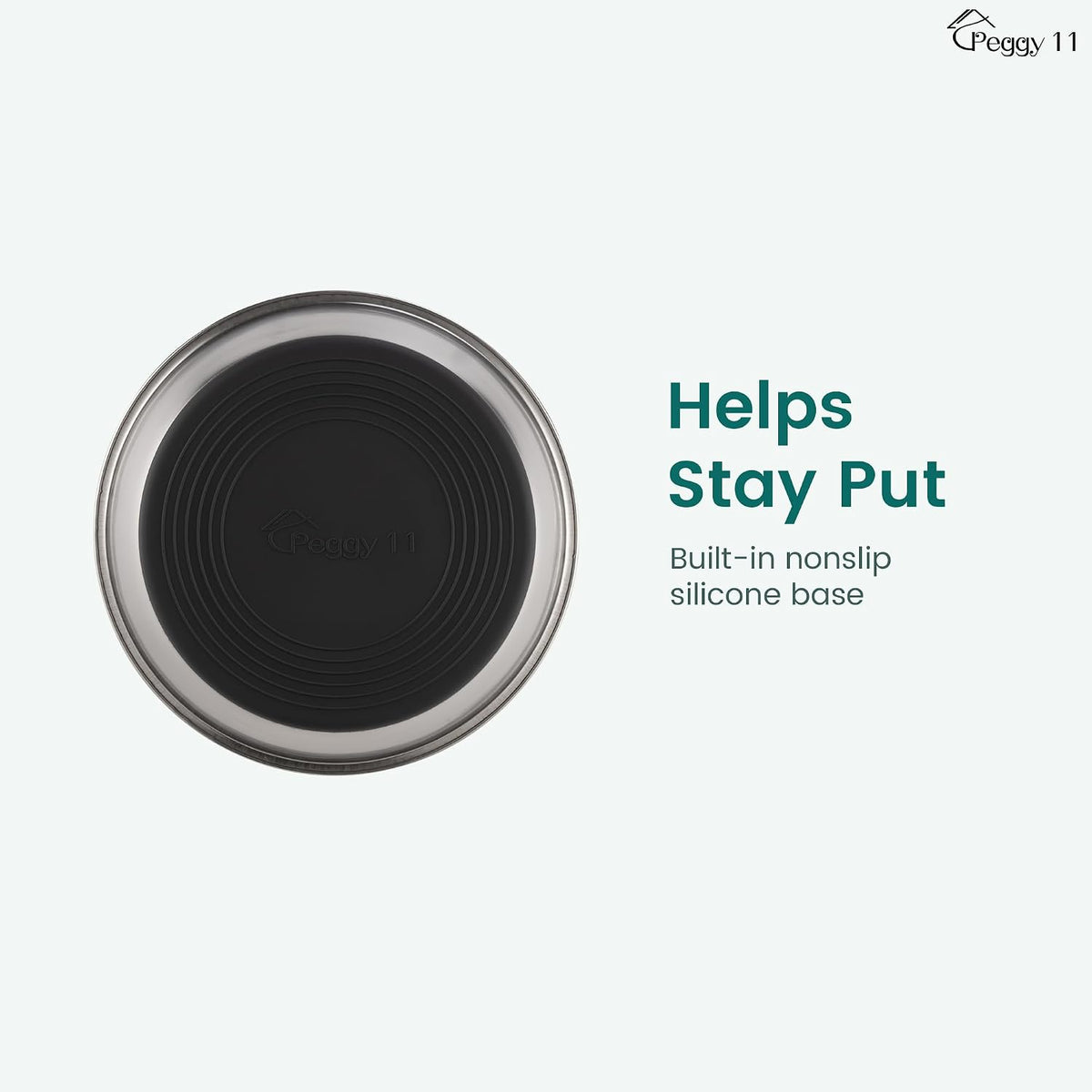 Lightweight Stainless Steel Pet Bowls, 3-Cup Capacity Each, Set of 2