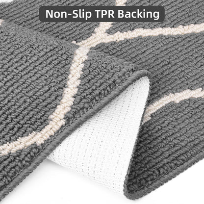 Muddy Mats for Dogs Rugs Muddy Paws Door Mat for Indoor-32 X20 Grey
