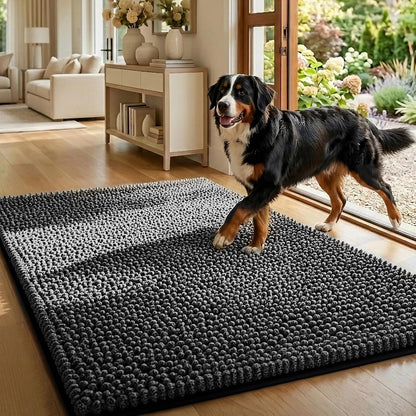 60X24In.Super Absorbent Dog Door Mat for Muddy Paws Entryway Rug